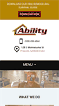 Mobile Screenshot of abilityprescott.com